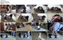 逍遥 紧缚小M 酒店里和同好一起紧缚小西，开朗的 女孩