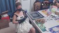 【BadCat】【美女魔术师主动求绑】结果挣脱失败 惨遭紧缚TK 玩弄放置 足控福利！