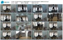 新月原创 红豆 制服黑丝高跟鞋 自己大字铐自己解 这身材没谁了 但解铐技巧实在笨