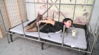 【撒琅】绳模沐小雨万能刑床趴固定--女佣、TK、刺轮、口水、鞭打、强制闻鞋