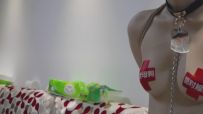 【缚予】客户调教之超好看抖M大学生诗诗狗调蹂躏+棒棒寸止！负重乳夹+抽打全身+跪舔主