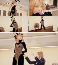 【绳艺漫画】自缚游戏 龟甲缚 自缚 束缚 紧身衣 乳胶 绳...