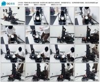 【缚心室】新道具来袭！油光黑丝女特工被制作成人体家具椅，炮机+AV棒各种折磨手段齐