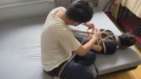 玩奴原创之清纯小妹前来试镜，短袜来点纯粹的捆绑挣扎！