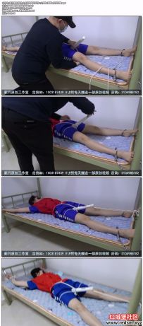 新月原创 佳怡 女死囚的临终关怀+大字铐+捆绑+胶带封嘴