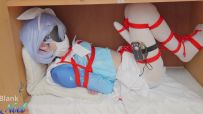 【Noel】蔚蓝档案-阿罗娜cos 日式紧缚+电击+gc+放置挣扎+口球