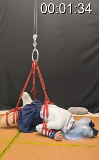 【汐月原创】线下体验记录。折手折腿被吊起来只能用手肘有限挪动的神里绫华