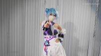 【惩戒学园】小乔凌空木马调教 时之魔女 木马调教 一字木马 空中秋千
