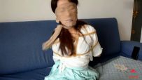 封嘴劫3汉服白丝妹子被封嘴绑架