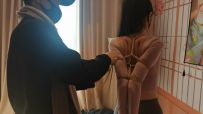 一绳所爱 董嫣嫣被极限欧式紧绑，狠狠揍