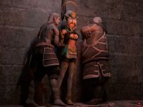 【绳艺漫画】大蛇无双女神败北被擒拷问 10P