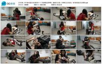 逍遥 买丝袜的争斗-下 空姐挣脱反绑导购，逼她穿女仆装，但导购又反击成功，将空姐...