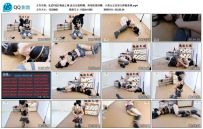 绳迹之域 波点布条勒嘴，再用胶带封嘴，小美女正在努力挣脱束缚