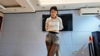 一绳所爱 定拍：魏灿紧缚口球吊脖