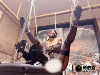 【缚心室】强度拉满！黑丝小美女吊缚大挑战（上），挑战连续在四种姿势下分别玩到喷水