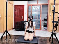 「小狗の饲育日记」，小狗化身职业小秘书，超紧缚接受口部练习