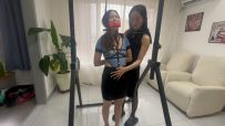 【束人映像】定转公 女女磨豆腐 + 站立吊缚 + 女女口舌 + Y具互玩 + ZDB，TD，仙女棒
