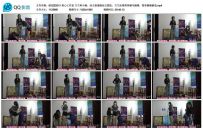 【束心工作室】兰兰和小雨，站立架强制站立固定，兰兰丝带简单驷马捆绑，简单剧情游戏