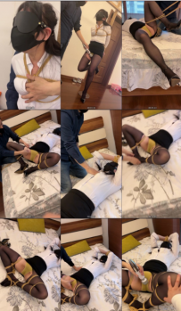 黑丝职业装五花震动