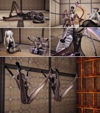 【绳艺漫画】《赌局人生4》束缚 绳艺 兔女郎 堵嘴 眼罩85P